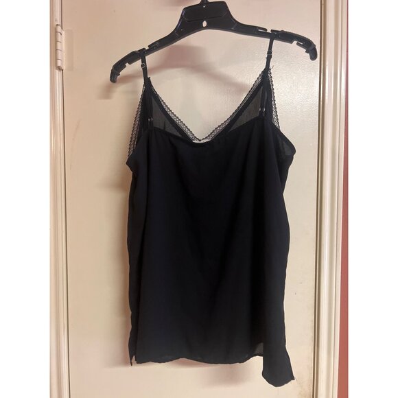 Promesa XL Black Lace Trim Camisole Top – Because Basic Is Boring - Picture 7 of 8